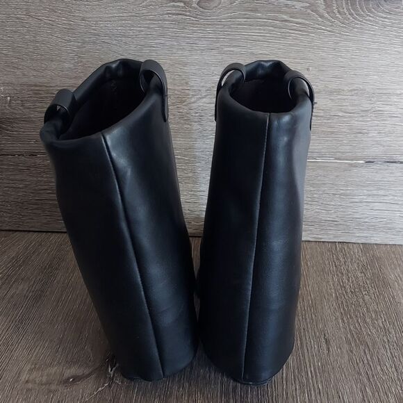 STEVE MADDEN Liddy Block Heel Bootie In Black Size 11 - Picture 5 of 10